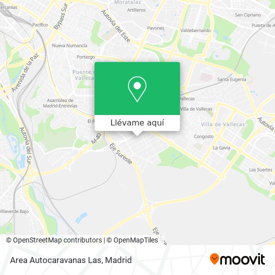 Mapa Area Autocaravanas Las
