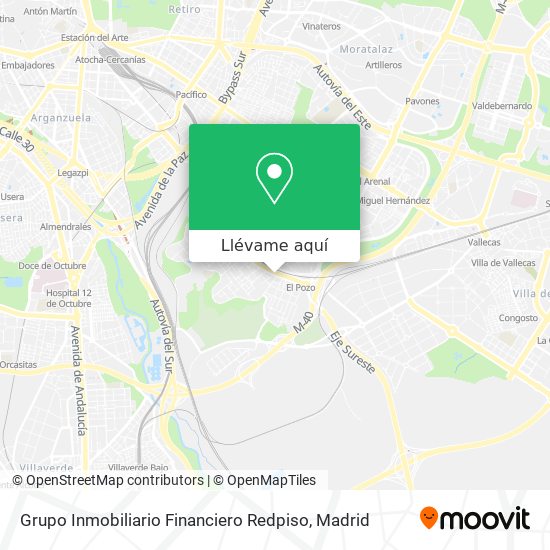 Mapa Grupo Inmobiliario Financiero Redpiso