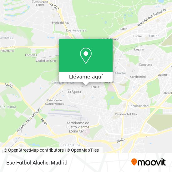 Mapa Esc Futbol Aluche