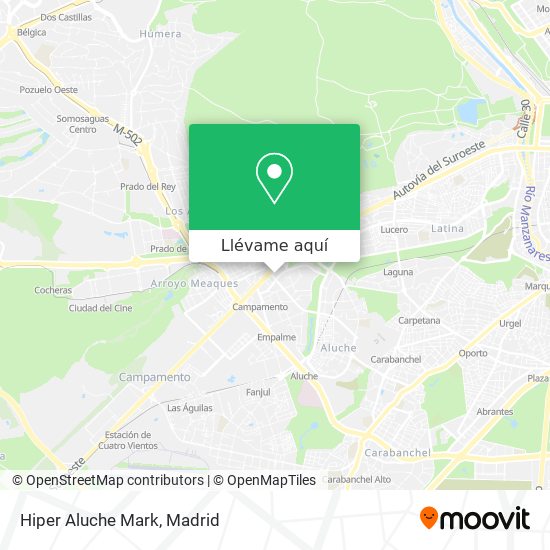 Mapa Hiper Aluche Mark