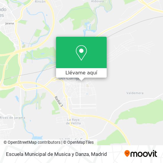 Mapa Escuela Municipal de Musica y Danza