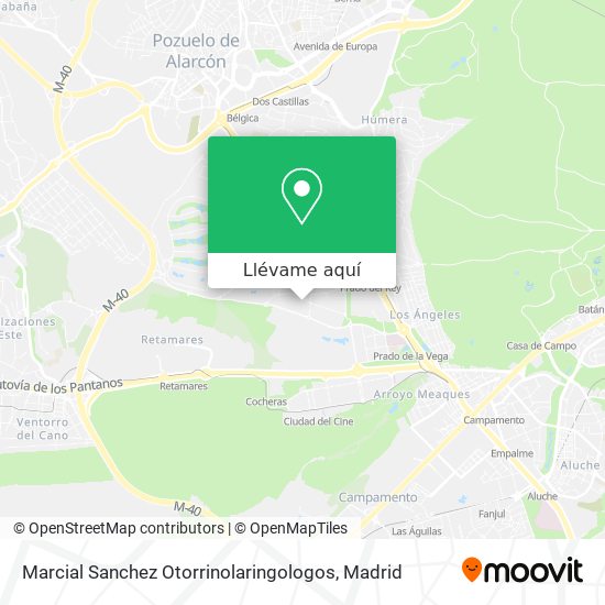 Mapa Marcial Sanchez Otorrinolaringologos