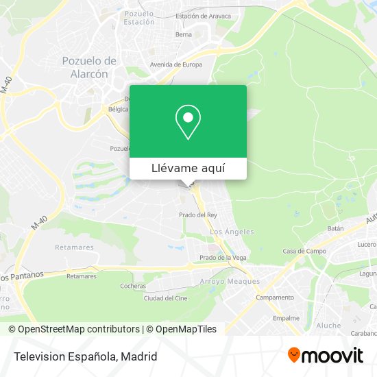 Mapa Television Española