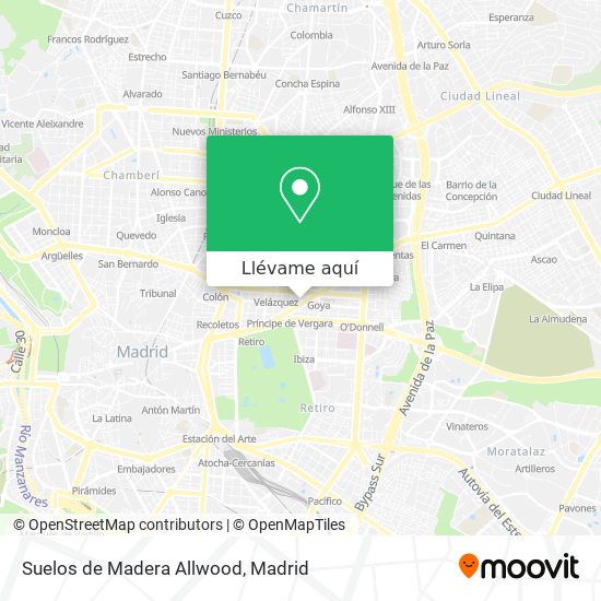 Mapa Suelos de Madera Allwood