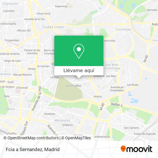 Mapa Fcia a Sernandez
