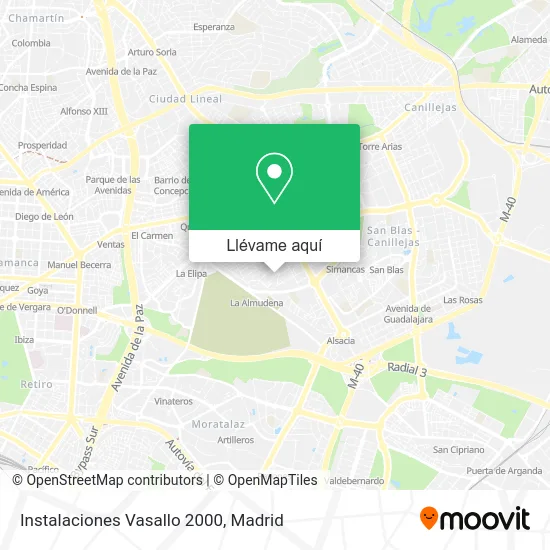 Mapa Instalaciones Vasallo 2000