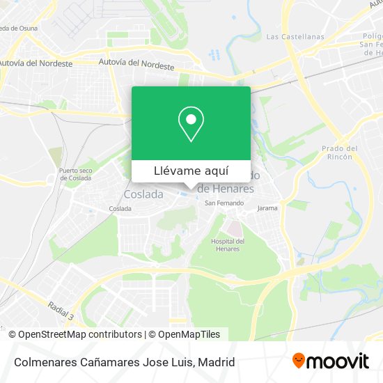 Mapa Colmenares Cañamares Jose Luis