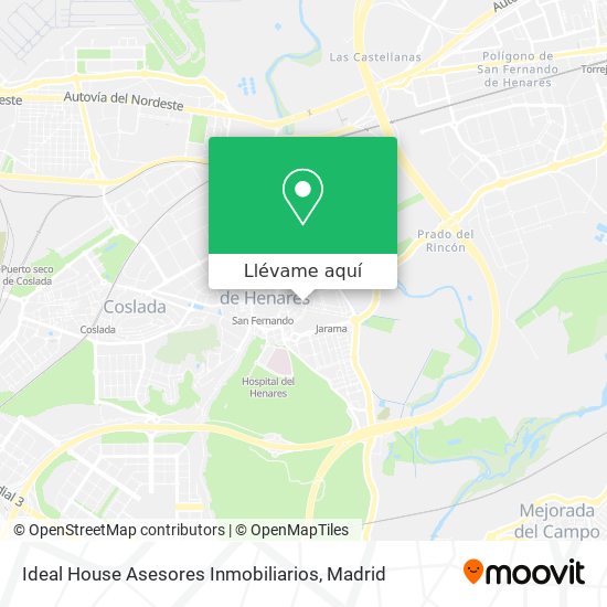 Mapa Ideal House Asesores Inmobiliarios