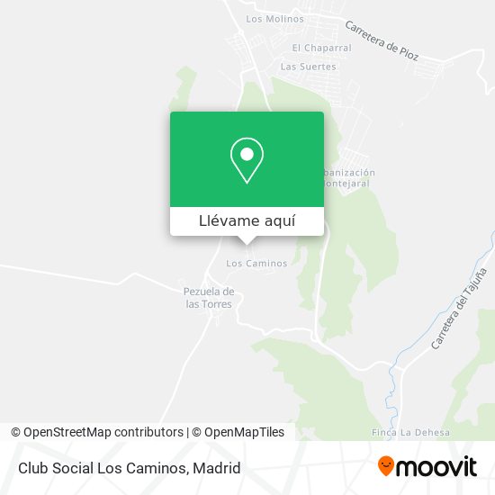 Mapa Club Social Los Caminos