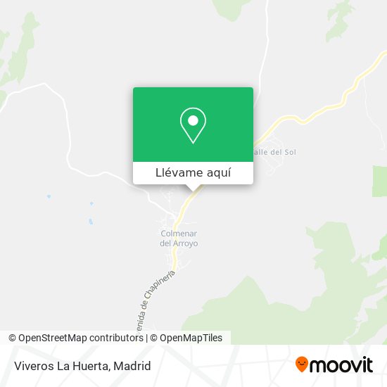 Mapa Viveros La Huerta