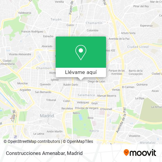 Mapa Construcciones Amenabar