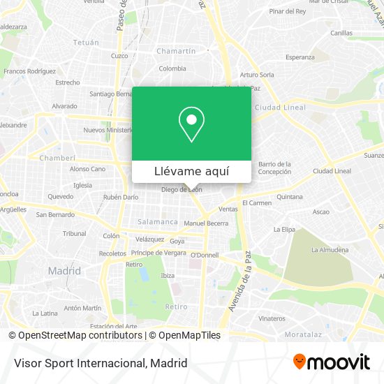 Mapa Visor Sport Internacional
