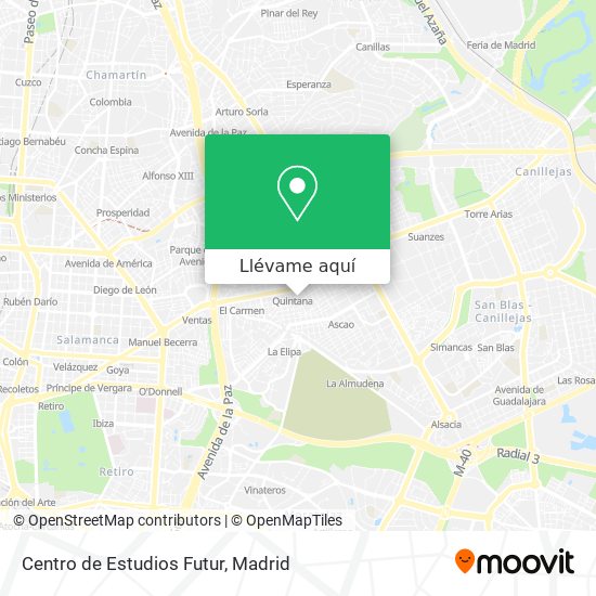 Mapa Centro de Estudios Futur