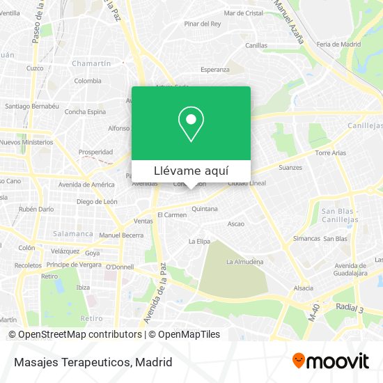 Mapa Masajes Terapeuticos