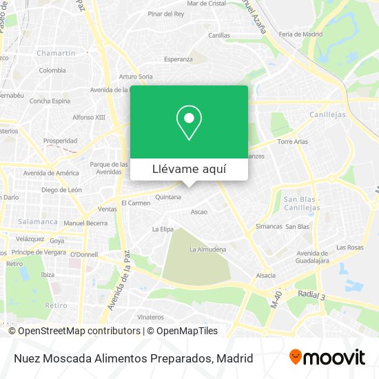 Mapa Nuez Moscada Alimentos Preparados