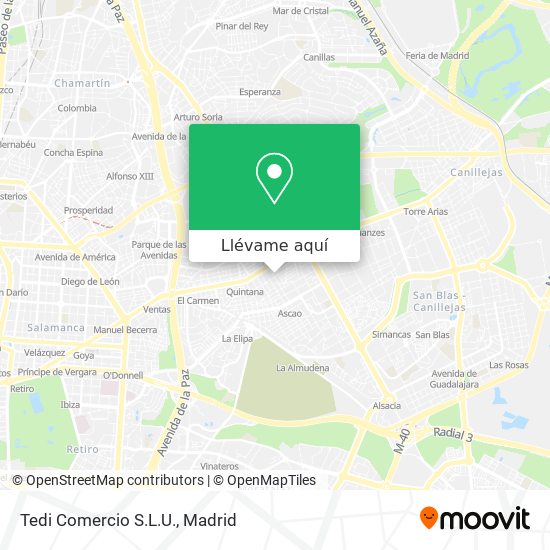 Mapa Tedi Comercio S.L.U.