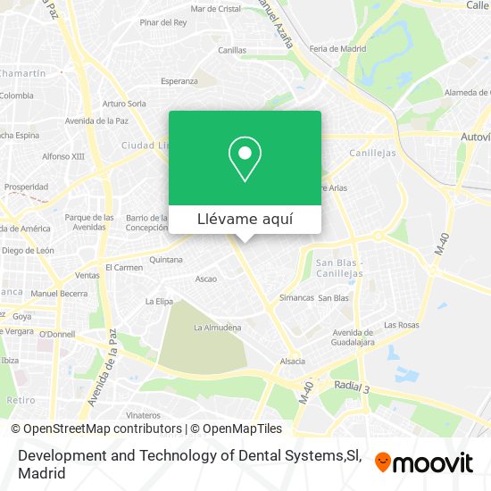 Mapa Development and Technology of Dental Systems,Sl