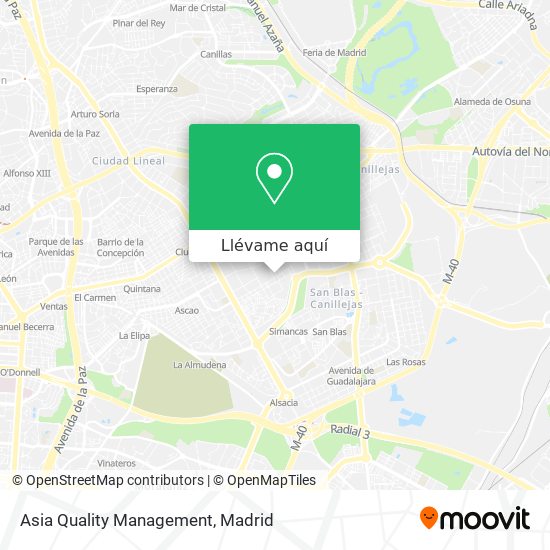 Mapa Asia Quality Management