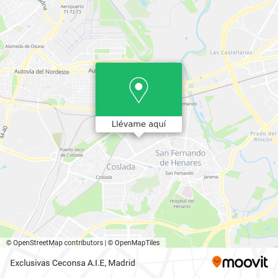 Mapa Exclusivas Ceconsa A.I.E