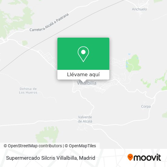 Mapa Supermercado Silcris Villalbilla
