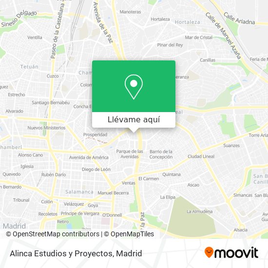 Mapa Alinca Estudios y Proyectos