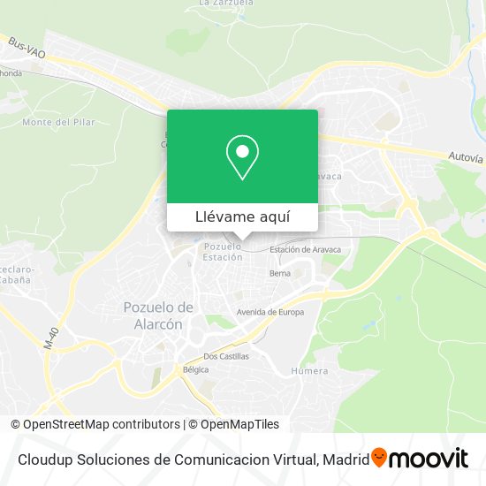 Mapa Cloudup Soluciones de Comunicacion Virtual