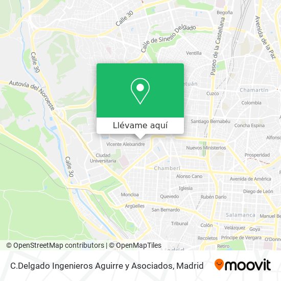 Mapa C.Delgado Ingenieros Aguirre y Asociados