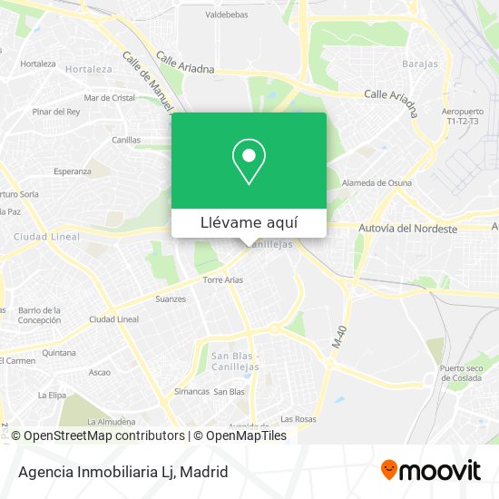 Mapa Agencia Inmobiliaria Lj