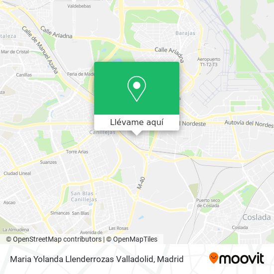 Mapa Maria Yolanda Llenderrozas Valladolid