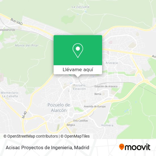 Mapa Acisac Proyectos de Ingenieria