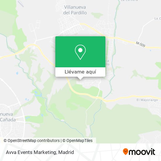 Mapa Avva Events Marketing