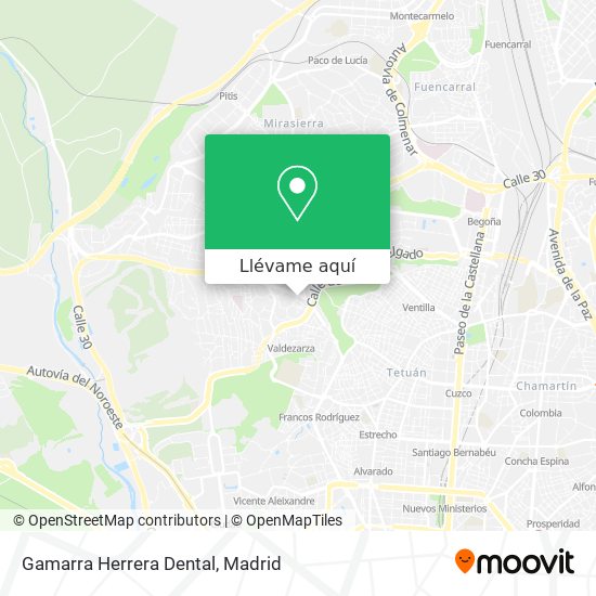 Mapa Gamarra Herrera Dental