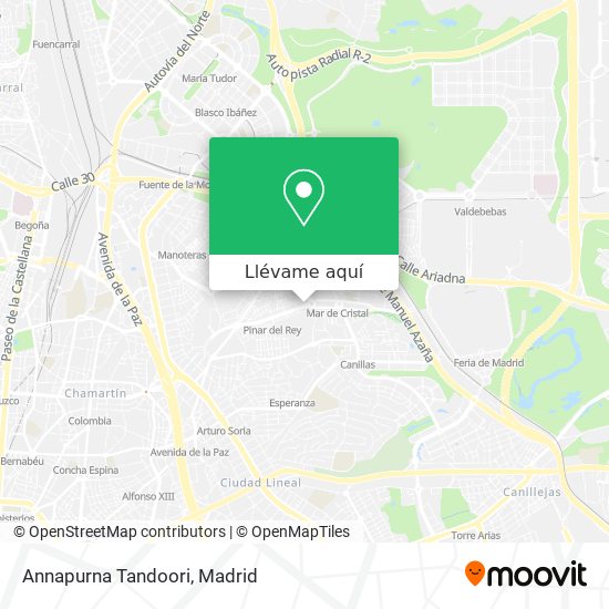 Mapa Annapurna Tandoori