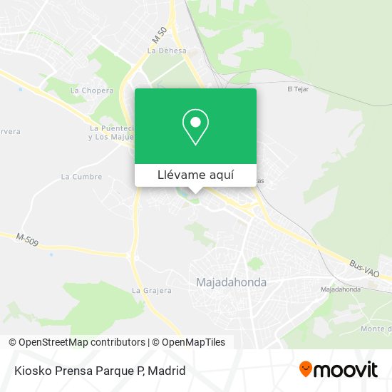 Mapa Kiosko Prensa Parque P