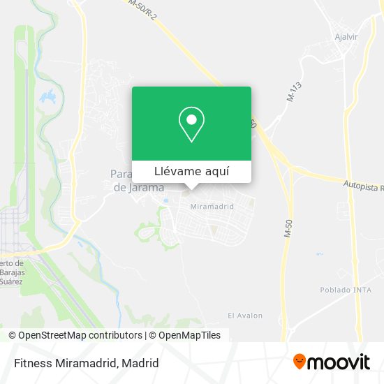 Mapa Fitness Miramadrid