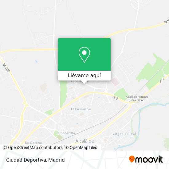 Mapa Ciudad Deportiva