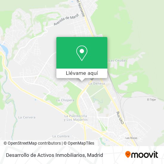 Mapa Desarrollo de Activos Inmobiliarios