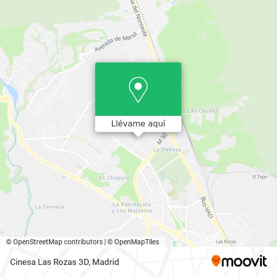 Mapa Cinesa Las Rozas 3D