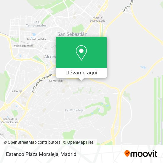 Mapa Estanco Plaza Moraleja