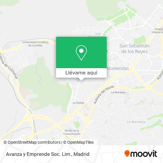 Mapa Avanza y Emprende Soc. Lim.