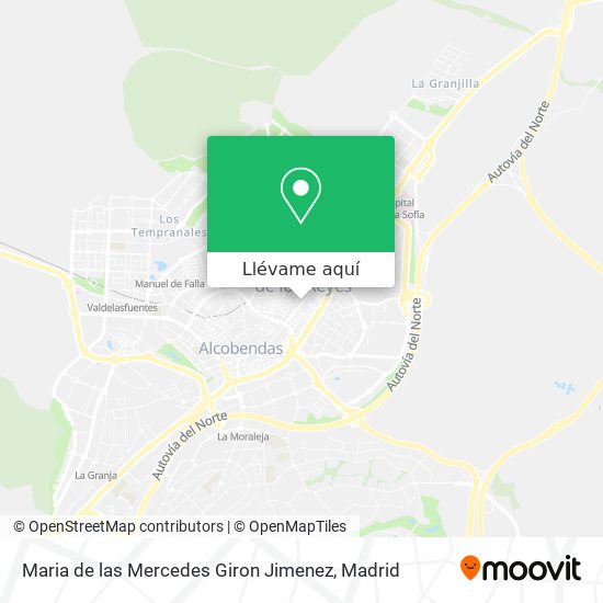 Mapa Maria de las Mercedes Giron Jimenez