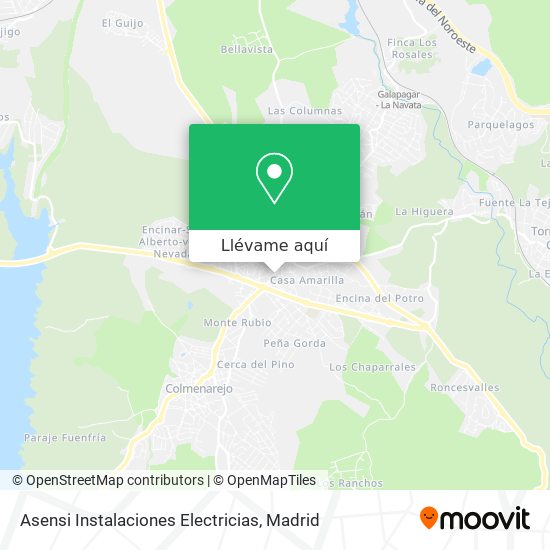 Mapa Asensi Instalaciones Electricias