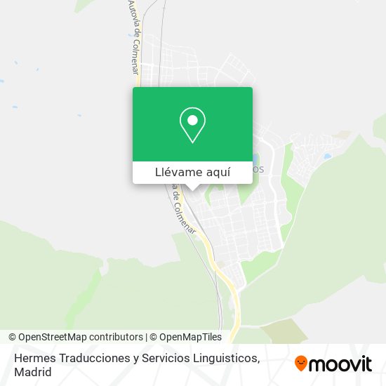 Mapa Hermes Traducciones y Servicios Linguisticos