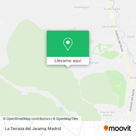 Mapa La Terraza del Jarama