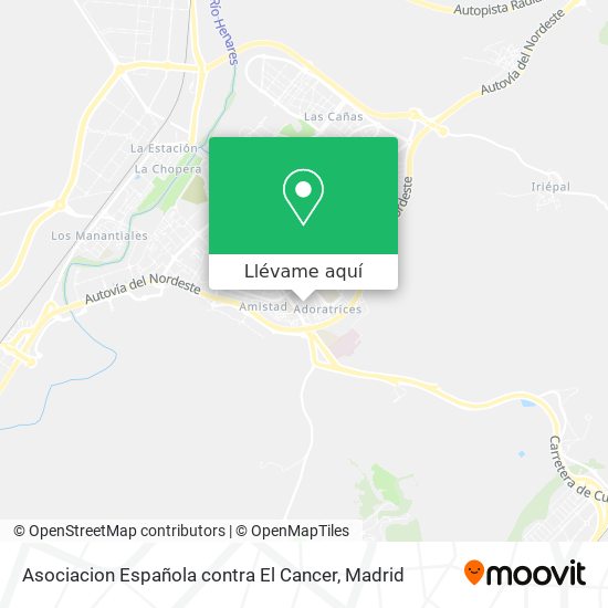 Mapa Asociacion Española contra El Cancer