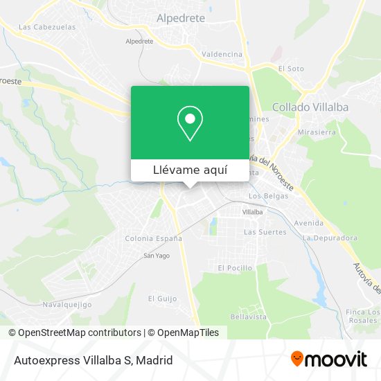 Mapa Autoexpress Villalba S