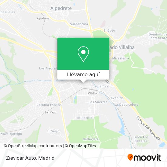 Mapa Zievicar Auto