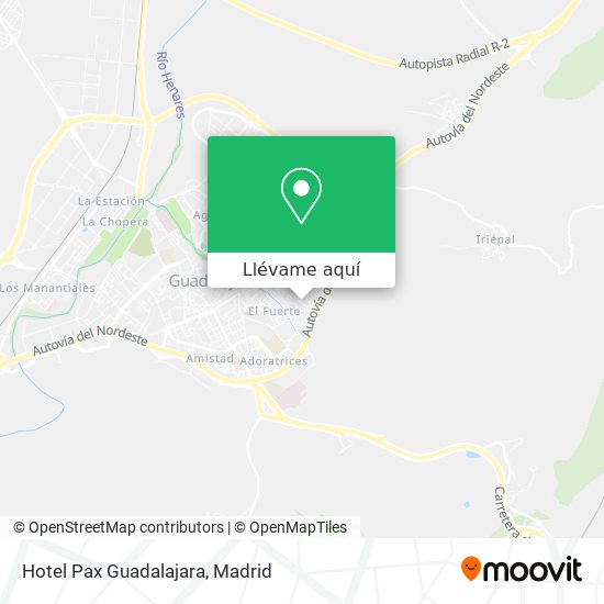Mapa Hotel Pax Guadalajara