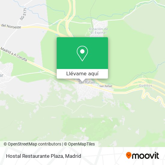 Mapa Hostal Restaurante Plaza