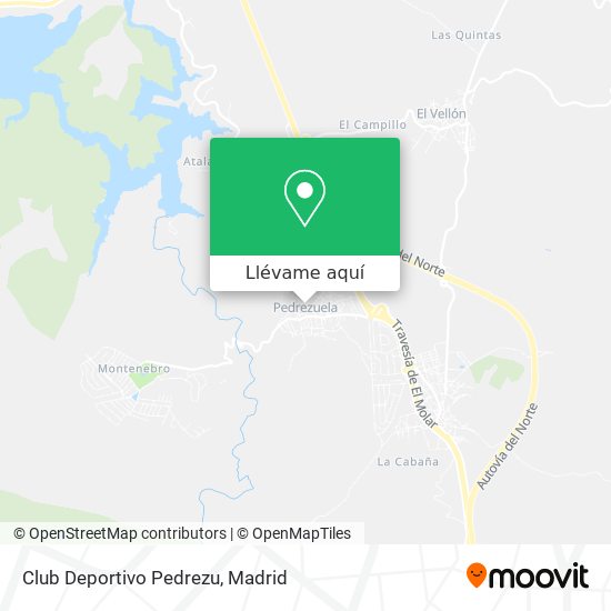 Mapa Club Deportivo Pedrezu